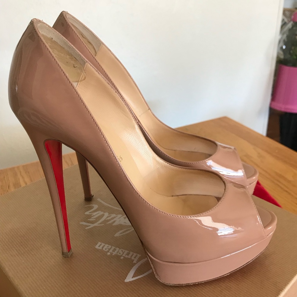 Christian Louboutin Lady peep Stiletto Heel
